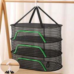 🌿🌞 Audflay Hanging Drying Net mit Reißverschluss - Multifunktionales Trockennetz 🌞🌿 Angebot bei HelloDeals