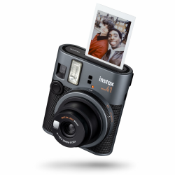 📸 Instax Mini 41 ™ PH EX D Anthrazit - Sofortbildkamera mit Selfielinse und Retro-Design Angebot bei HelloDeals