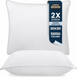 🌟 Angebot: Utopia Bedding Kopfkissen (2er Set) 🌙 Angebot bei HelloDeals
