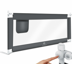 🛏️ KESSER® Bettgitter 180cm Bettschutzgitter für Kinder Babybettgitter 🌟 Angebot bei HelloDeals