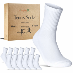 Herren Tennissocken (6 Paar) Sportsocken mit verstärkter Ferse & Fußspitze ⭐️🎾 Angebot bei HelloDeals