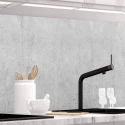 StickerProfis Küchenrückwand selbstklebend Matt-Optik - Beton - 1.8mm | Premium 60 x 220cm Angebot bei HelloDeals