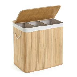 Mondeer Wäschekorb aus Bambus 🧺🌿 Angebot bei HelloDeals