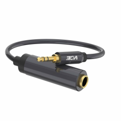 🎧 VCE Klinke Adapter Mikrofon Kopfhörer 3,5mm auf 6,35mm Buchse - 20cm 🎶 Angebot bei HelloDeals