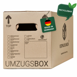 📦 10 x Umzugskarton aus recycelter Pappe - Stabil & Umweltfreundlich! 🌿 Angebot bei HelloDeals