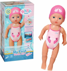👶 BABY born My First Swim Girl 🏊‍♀️ Aufzieh-Badepuppe 30 cm groß - 15.99€ Angebot bei HelloDeals
