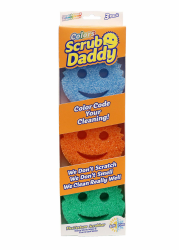 Scrub Daddy Colors Spülschwamm - 3-er Pack 🌈🧼 Angebot bei HelloDeals