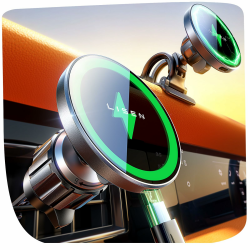 📱 LISEN Magsafe Autohalterung 15W - Premium-Upgrade für iPhone - Nachhaltiges Design ♻️ Angebot bei HelloDeals