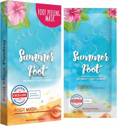 🌞 Summer Foot Premium Hornhaut-Entferner Fußmaske 🦶 Angebot bei HelloDeals