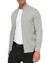 🌟 Reduziert! Indicode Herren Lau Strickjacke mit Stehkragen aus 80% Baumwolle | Cardigan für Männer 🌟 Angebot bei HelloDeals