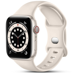 Kompatibles Silikon Sport Armband für Apple Watch 41mm 40mm 38mm 42mm - Polarstern Polarstern 38mm/40mm/41mm-S/M Angebot bei HelloDeals