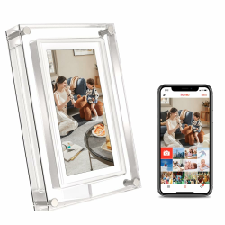 📸 PiPivision 5 Zoll Acryl Digitaler Bilderrahmen mit HD Touchscreen 32GB Interner Speicher 🖼️ Angebot bei HelloDeals
