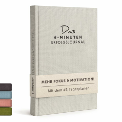 Das 6 Minuten Tagebuch Erfolgsjournal - Tagesplaner 2025 📓💼 Angebot bei HelloDeals