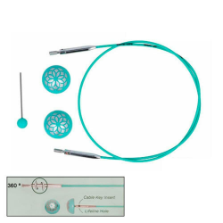 🧶🪡 NEU! Knit Pro Mindful Swivel Seile für austauschbare Rundstricknadeln 🪡🧶 Angebot bei HelloDeals