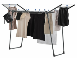 Leifheit Standtrockner Pegasus 150 Solid Black Edition 🌟 - Stabiler und platzsparender Wäscheständer Angebot bei HelloDeals