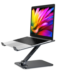 🌟 Laptop Ständer Höhenverstellbar 🌟 Faltbarer Stand aus Aluminiumlegierung 🌟 Ergonomisch & Belüftet Angebot bei HelloDeals