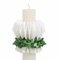 🕯️🌿 BOFUNX Tropfenfänger Papier Tropfschutz Taufkerzen 3-6cm | Hochzeit Kommunion Angebot bei HelloDeals