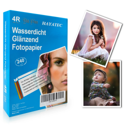 Angebot: 100 Blatt Fotopapier 10x15 hoch glänzend 📸 Angebot bei HelloDeals