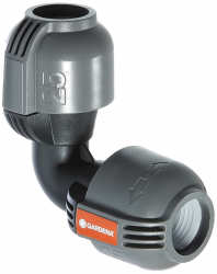 🌿🚿 Gardena Sprinklersystem L-Stück: Rohrverbinder für Richtungsänderung des Verlegerohrs Angebot bei HelloDeals