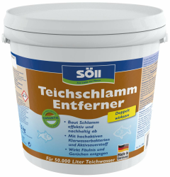 🌿🐟 Söll 80632 TeichschlammEntferner 2,5 kg - Hochaktive Klarwasserbakterien und Aktivsauerstoff Angebot bei HelloDeals