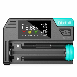 DLYFULL Batterietester für alle Batterien 🔋🧲 Magnetisch und einfach zu bedienen Angebot bei HelloDeals