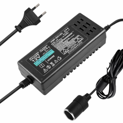 🚗 KFZ Netzadapter: 220V auf 12V 5A Spannungswandler, 60W Zigarettenanzünder-Buchse Angebot bei HelloDeals