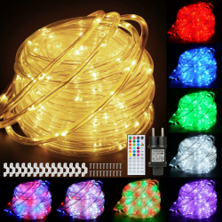 10M LED Schlauch Lichterkette Außen - 16 Farben - Fernbedienung 🌟 Angebot bei HelloDeals