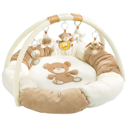 Fehn 3-D-Activity-Nest Spielbogen Rainbow - Krabbeldecke für Babys Angebot bei HelloDeals