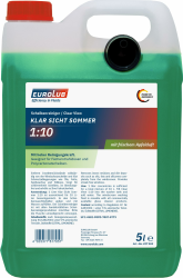 🚗 EUROLUB KLAR SICHT Sommer 1:10 Scheibenreiniger-Konzentrat, 5 Liter, Grün 💧 Angebot bei HelloDeals