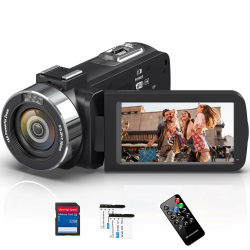 Videokamera 4K 48MP Camcorder mit IR Nachtsicht 📹🌌 Angebot bei HelloDeals