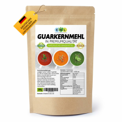 EWL Naturprodukte Guarkernmehl Verdickungsmittel Bindemittel E 412 3.500 cps Carb Guar Gum | 200g Angebot bei HelloDeals