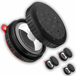 🔥 Airtag Hülle 4er Pack IPX8 Wasserdicht - Ultra Steuerrohr Aufkleber Angebot bei HelloDeals