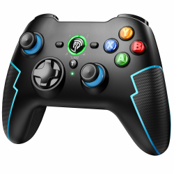 EasySMX Wireless PC Controller Gamepad mit Hall-Trigger & Dual Vibration - Blau 🎮 Angebot bei HelloDeals