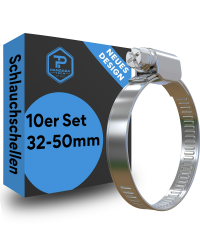 Angebot: 10x Schlauchschellen Edelstahl 32-50mm 🔧🌊🌿 Angebot bei HelloDeals