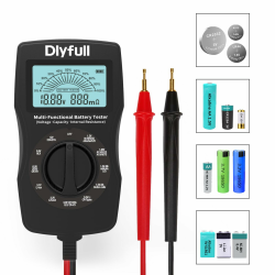 Dlyfull Batterietester Universal LCD Batterieprüfer 🌟 Angebot bei HelloDeals