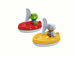 🌊 AquaPlay - 2 Segelboote + 2 Figuren 🚤👫 Angebot bei HelloDeals