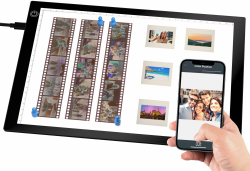 Diascanner Ultradünner 12 x 9 Zoll LED Lichtpaneel ✨ Negativ und Film Fotodias Angebot bei HelloDeals