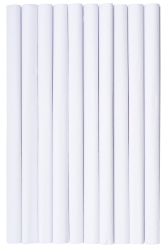 🎨 Krepppapier 50x200 cm - 10er Pack - Weiß - Ideal für Dekorationen und Bastelarbeiten 🎉 Angebot bei HelloDeals