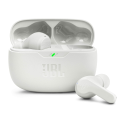 JBL Wave Beam Kabellose In-Ear Ohrhörer 🎵 IP54 und IPX2 Wasserdichtigkeit 🌊 Freisprechfunktion 📞 - Weiß Angebot bei HelloDeals