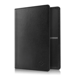 🚗 FINTIE Fahrzeugschein Hülle für Zulassungsbescheinigung - Ultradünne Leichte Fahrzeugscheinetui *Schwarz Angebot bei HelloDeals