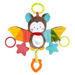 🦇🌈 Fehn Activity-Spieltier Fledermaus 🌟 Motorikspielzeug für Babys 👶 Angebot bei HelloDeals