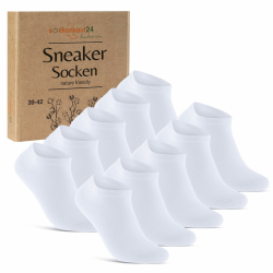 🧦 10 Paar Premium Sneaker Socken Herren & Damen aus gekämmter Baumwolle Angebot bei HelloDeals