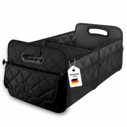 🚗 Kofferraum Organizer mit Antirutsch Klett Streifen | Faltbar u. Wasserabweisend | 52 L | Kofferraumtasche, Autobox Kofferraum, Aufbewahrungsbox Auto Angebot bei HelloDeals