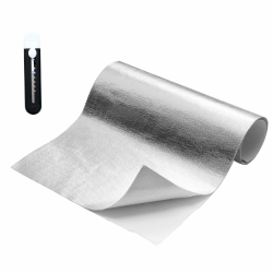 🔥 60 x 200 cm Hitzeschutzmatte Selbstklebend 🚗 Aluminisierte Hitzeschutz 🛡️ Hohe Temperaturbeständigkeit Angebot bei HelloDeals