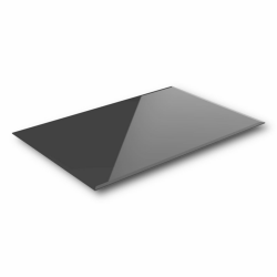 Euro Tische Glasplatte für Kaminofen und Tischplatte in 100x60cm Facettenschliff 🛋️ Angebot bei HelloDeals