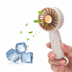 🌬️🔋 Handventilator Klein, Mini Ventilator mit 500mAH Wiederaufladbarer Akku Angebot bei HelloDeals