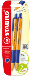 🎉 Super Angebot: STABILO Druck-Kugelschreiber - pointball - 2er Pack - blau 🖊️ Angebot bei HelloDeals
