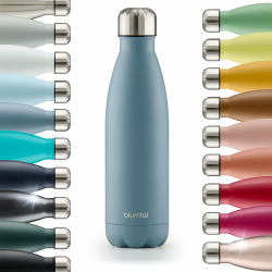 🌿🌡️ Blumtal® Trinkflasche Edelstahl Charles - Thermosflasche 500 ml 🌡️🌿 Angebot bei HelloDeals