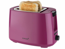 Korona 21134 Toaster | 2-Scheiben-Toaster mit Brötchenaufsatz | Auftau- und Aufheizfunktion | 7 Bräunungsstufen | 750 Watt | Beere, Berry Angebot bei HelloDeals