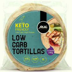KETO Wrap LOW CARB Tortilla 4,4g carbs & 9g protein | 6 Stück (240g) | für Low Carb, Keto & Diabetiker | kebab, quesadilla, pizza Angebot bei HelloDeals